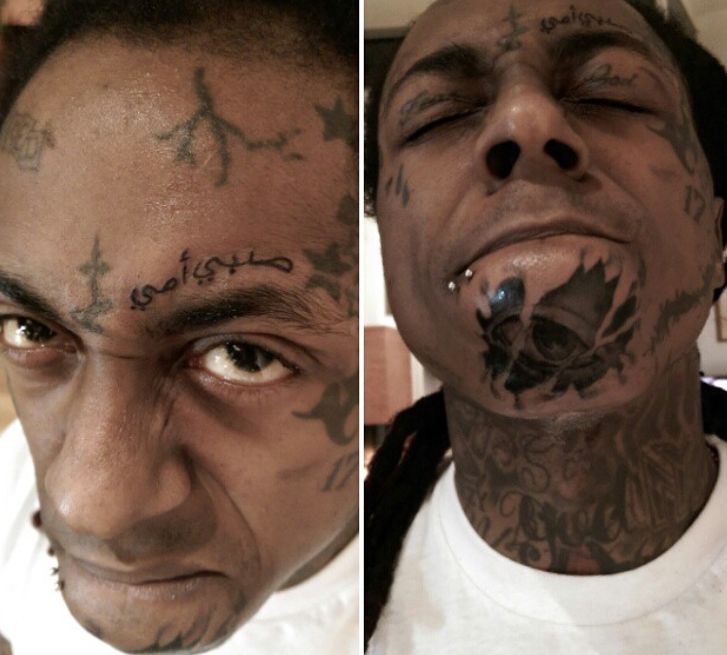 Lil Waynes New Arabic Tattoo Is Apparently Gibberish  HipHop Lately
