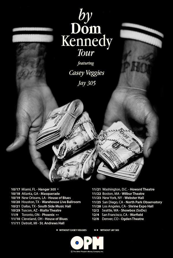 Dom Kennedy Announces 'By Dom Kennedy' Tour HipHop Lately