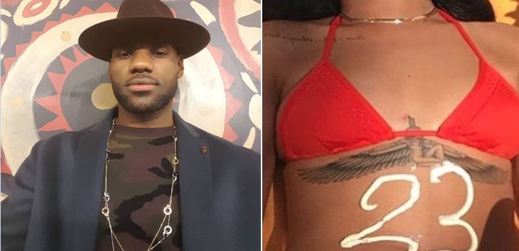 LeBron James Rubs Rihanna's Pregnant Belly In Sweet Embrace At
