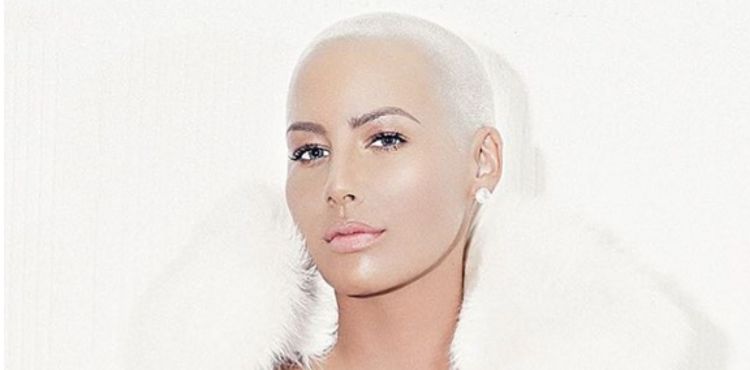 Amber Rose Gives A Close Up View Of Giant Forehead Tattoo :: Hip-Hop Lately