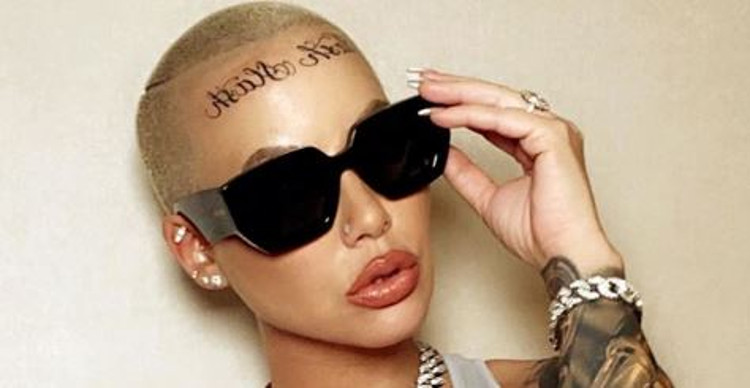 Amber Rose Says She Got Forehead Tattoos Because Of Kobe Bryant  HipHop  Lately