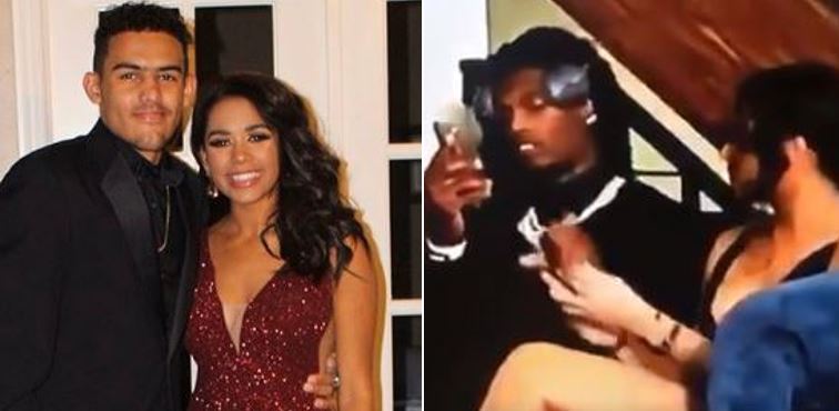 Trae Young Reacts To Ceedee Lamb Grabbing Phone From Youngs Ex Crymson Rose.1587752962 