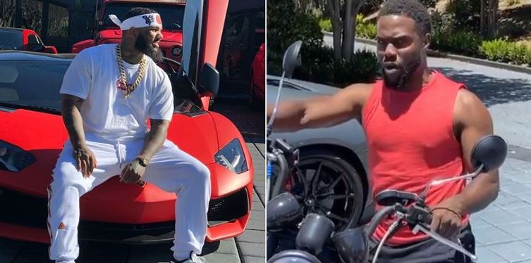 Kevin Hart Pulls Up On The Game & Tries To Swap Motorcycle For Lambo ...