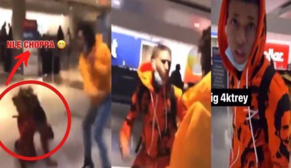 Did NLE Choppa Get Knocked Out By NBA YoungBoy Fan In Airport Altercation?