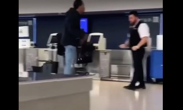 Watch A Former NFL Player Knock Out An Airline Worker