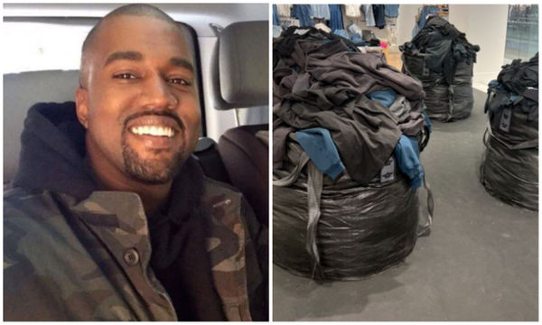 Kanye West Defends His Choice To Display His Yeezy-Gap Collection In Trash Bags