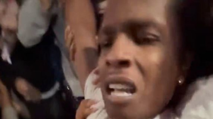 Tyler, the Creator trolls ASAP Rocky with a cake of his viral mosh pit face