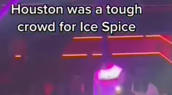 Watch Ice Spice Flop During Houston Show