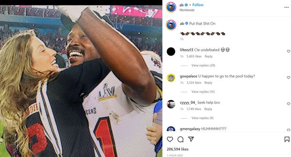 Antonio Brown Takes His Trolling Of Tom Brady To The Next Level