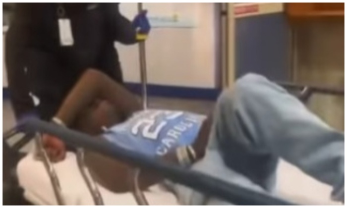 Kodak Black Seen Checking Into Hospital on Stretcher