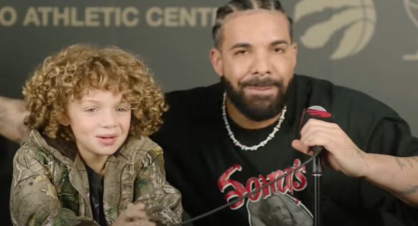 Drake's Son Adonis Rocks a Tattoo of His Dad's Face in 1st Music Video