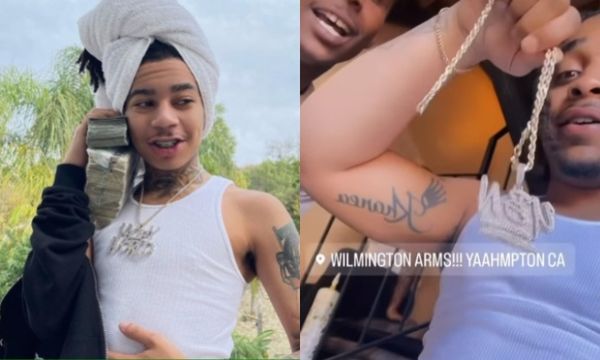 YBN Nahmir's Chain Got Snatched By Some Compton Street Dudes