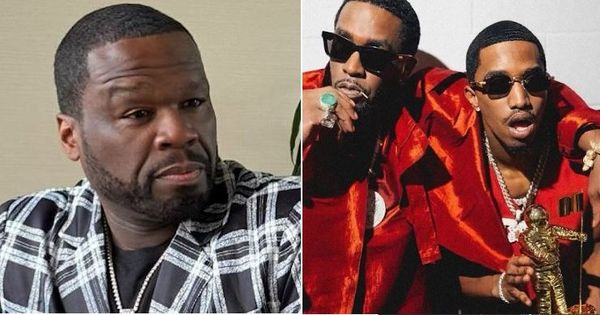 50 Cent Reacts After Puff Daddy's Son King Combs Comes After Him