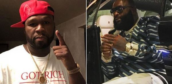 Rick Ross Trolls 50 Cent After Travis Scott Brings Cuban Link Home with Him