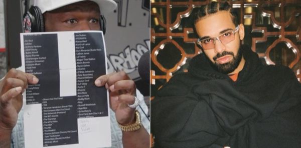 50 Cent Reveals Drake's Long List Of Enemies