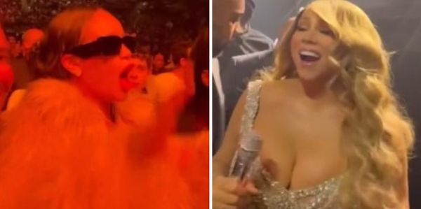 Rihanna Went to The Mariah Carey Show And Her Tiddies Got Involved