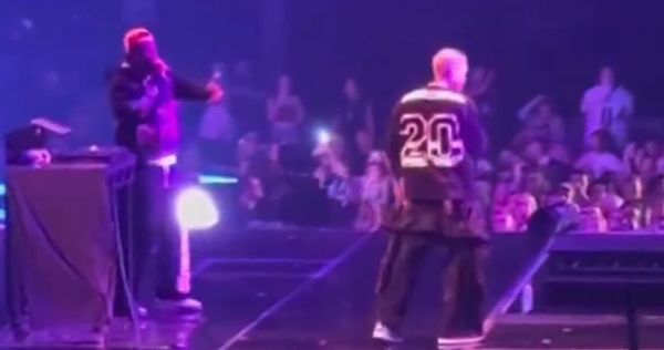 Watch Chris Brown Bring Out 50 Cent